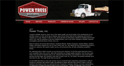 Desktop Screenshot of powertruss.com
